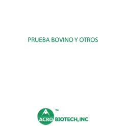 Prueba rápida Bovino y otros